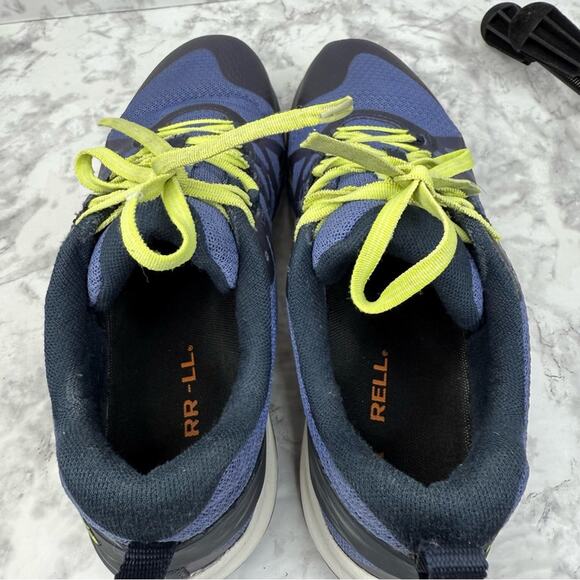 MERRELL Women's Siren 3 Ventilator Trail Hiking Shoes Purple-Blue/Lime Size 8 - Picture 8 of 14